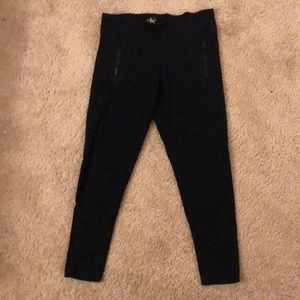 Calvin Klein Leggings with front zipper pockets